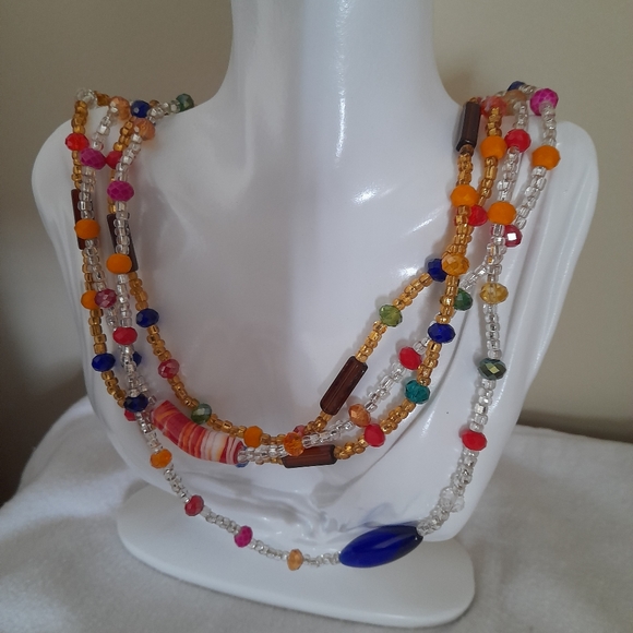 2❤4 $10 NEW 50" Multicolored Waist beads strings of seed beads! bracelets etc - Picture 5 of 6